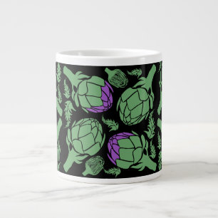 Botanical Artichoke Art Home Decor Large Coffee Mug