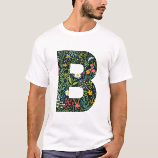 Botanical B Alphabet  T-Shirt