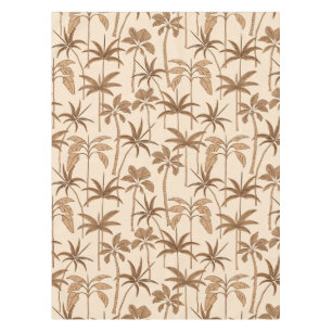 Botanical Banquet: Hand-Drawn Palm Elegant Warm Tablecloth