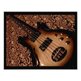botanical bass photo print