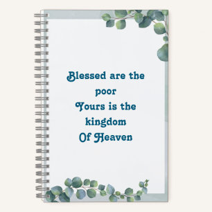Botanical Beatitudes  Notebook