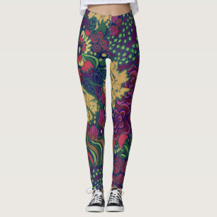 Botanical Beauty Floral Leggings
