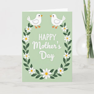 Botanical Birds Greeting Card