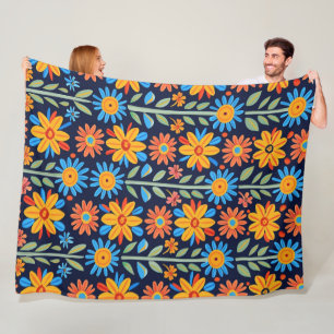 Botanical Bliss 60x80 Fleece Blanket