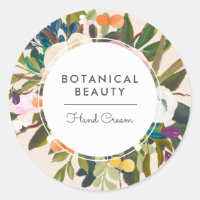 Botanical Bliss Circle Stickers