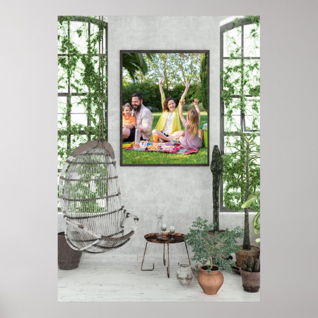 Botanical Bliss – Garden Art Poster (Front)