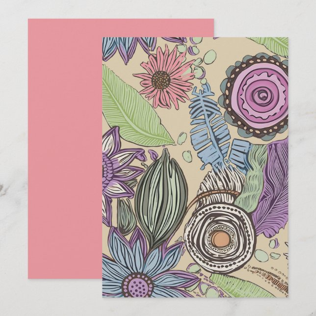Botanical Bliss Invitation (Front/Back)