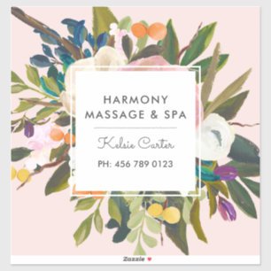 Botanical Bliss Modern Elegant Floral Blush