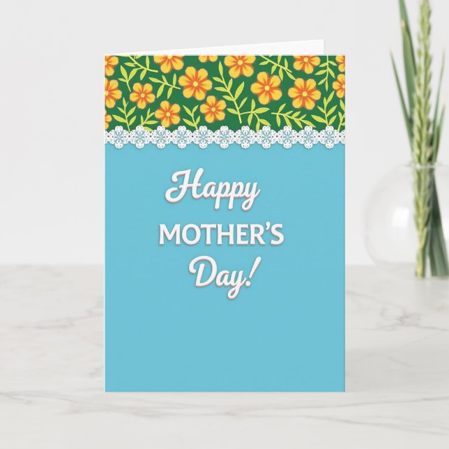 Botanical Bliss Spring Card (Front)