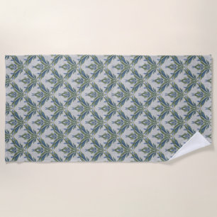 Botanical Bloom Beach Towel