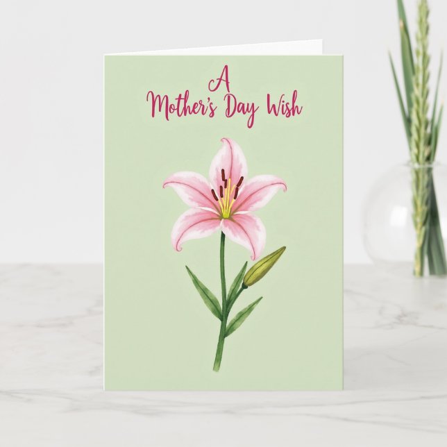 Botanical Bloom Card (Front)