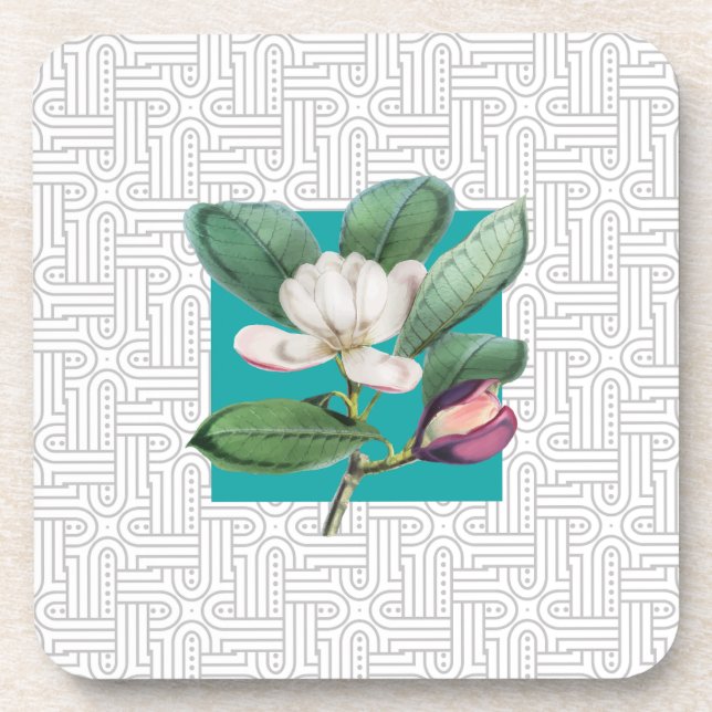 Botanical Bloom  Coaster (Front)
