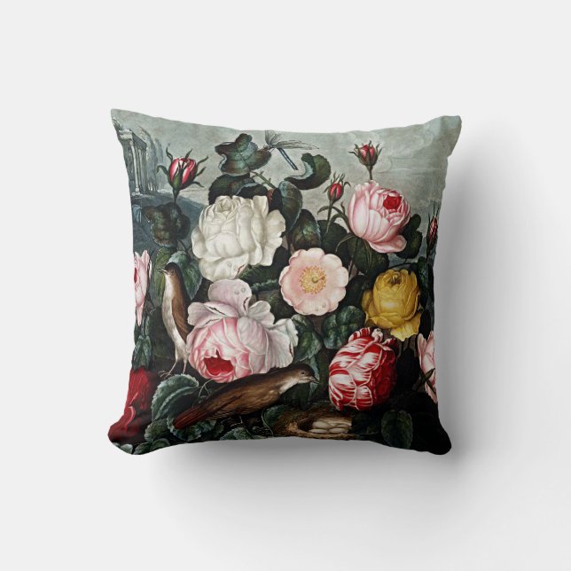 Botanical Blooms Roses Cushions (Front)