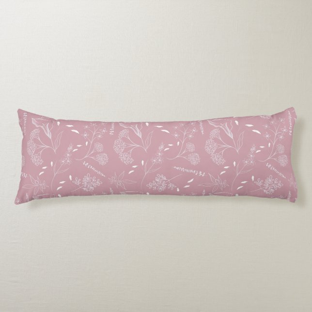 Botanical Blush Bedding Collection Body Cushion (Front)