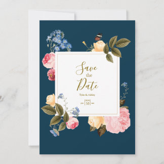 Botanical Boho Elegant Wedding  Invitation