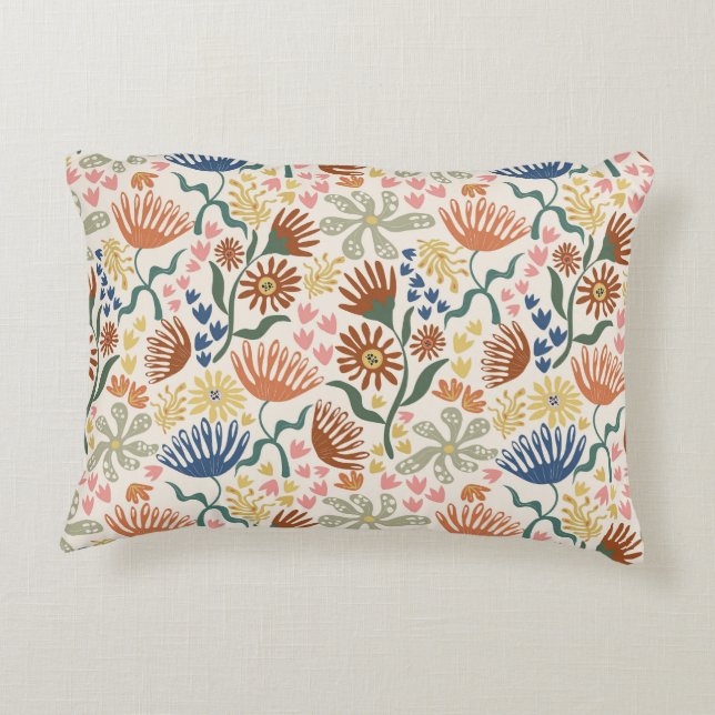 Botanical Boho Series #3 Decorative Cushion (Back)