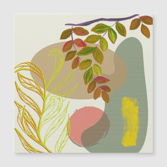 Botanical Boho Yellow Green (Front)