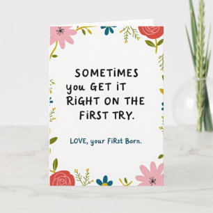 Botanical Border Message Card