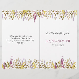 Botanical Branches Wedding