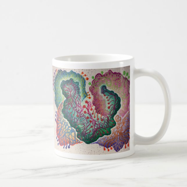 Botanical Breath Watercolor Mug (Right)