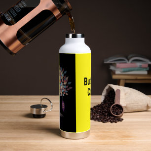 Botanical Brew – Floral Insulated Bottle for Coffe