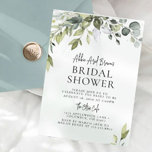 Botanical Bridal Shower Invitation