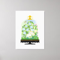 Botanical Bunny Rabbit Cloche 1 