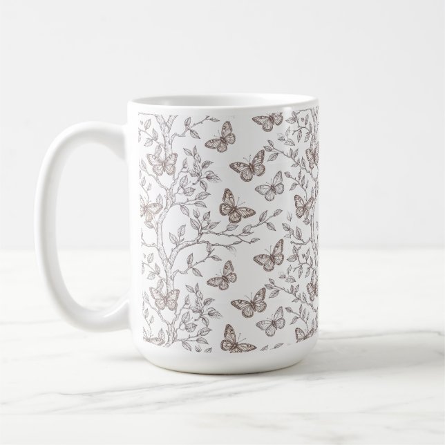 Botanical Butterflies Mug (Left)