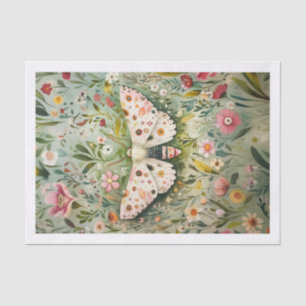 Botanical Butterfly Moth Tissue Paper
