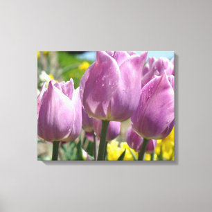 Botanical Canvas prints Floral Fine Art Tulips