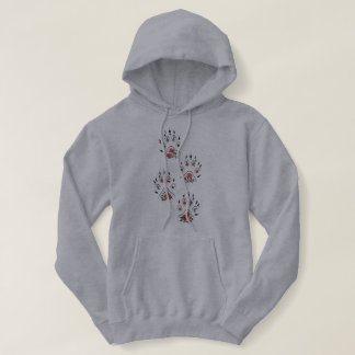 Botanical Cat Lover Silhouette Hoodie
