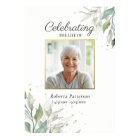 Botanical Celebration of Life Photo Funeral