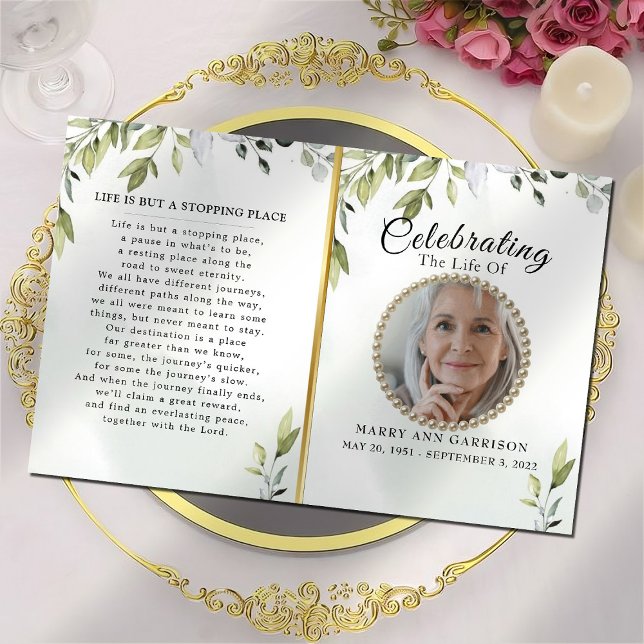 Botanical Celebration of Life Program (Creator Uploaded)