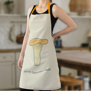 Botanical Chanterelle Mushroom Apron