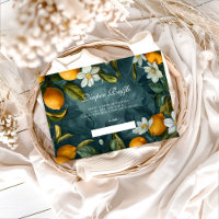Botanical Citrus Garden Baby Shower Diapper Raffle