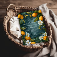 Botanical Citrus Garden Baby Shower