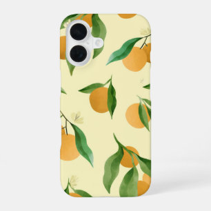 Botanical Citrus Watercolor iPhone 16 Case