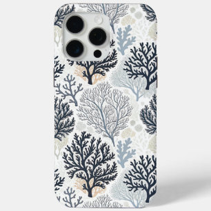 Botanical Coral Ocean Vibes iPhone 15 Pro Max Case