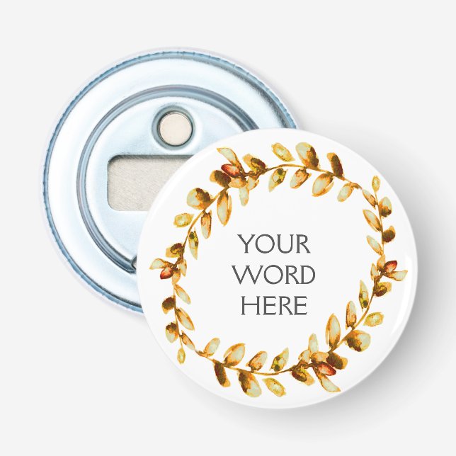 Botanical Crown - Ceres - Bottle Opener (Front)