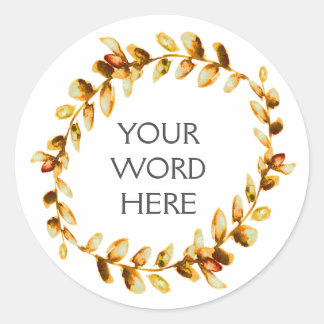 Botanical Crown - Ceres - Classic Round Sticker