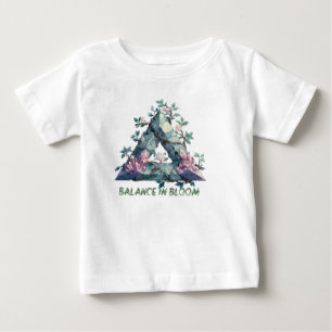 Botanical Crystal Baby Shirt – Nature & Floral Art