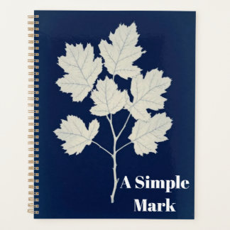 Botanical Cyanotype Art Planner