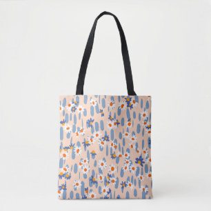 Botanical Daisies: Vintage Seamless Pattern. Tote Bag