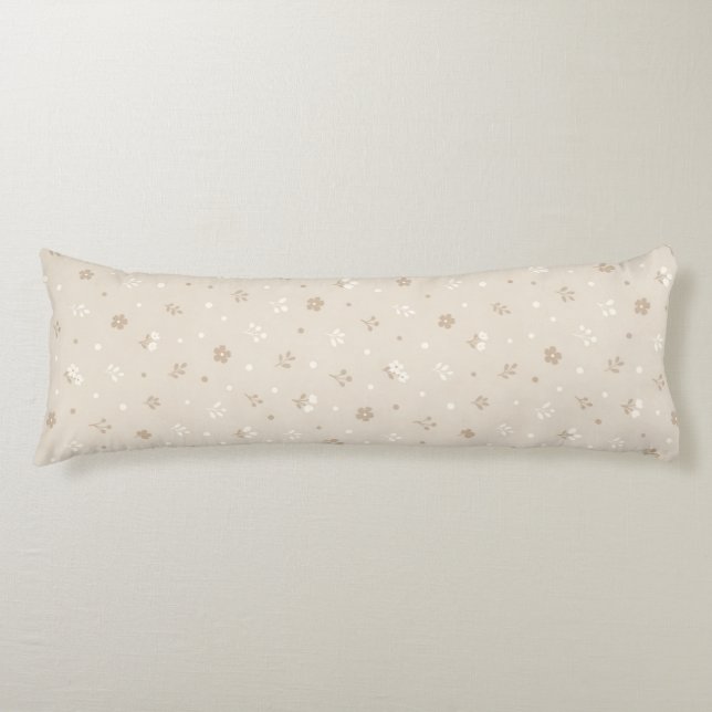 Botanical Dot Pattern Body Cushion (Front)