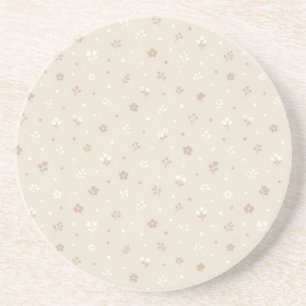 Botanical Dot Pattern Coaster