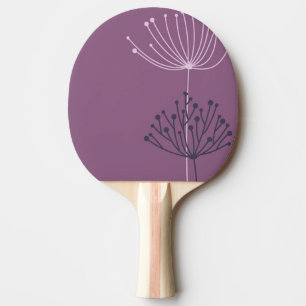 Botanical Drawing Ping Pong Paddle : Artistic Desi
