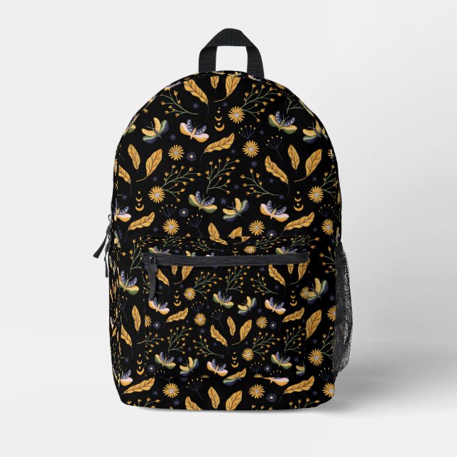 Botanical Dreams Printed Backpack (Front)