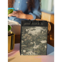 Botanical Elegance – Swan in the Forest