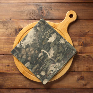 Botanical Elegance - Swan in the forest Napkin