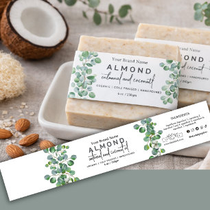 Botanical Elegant Homemade Soap Belly band Invitation Belly Band